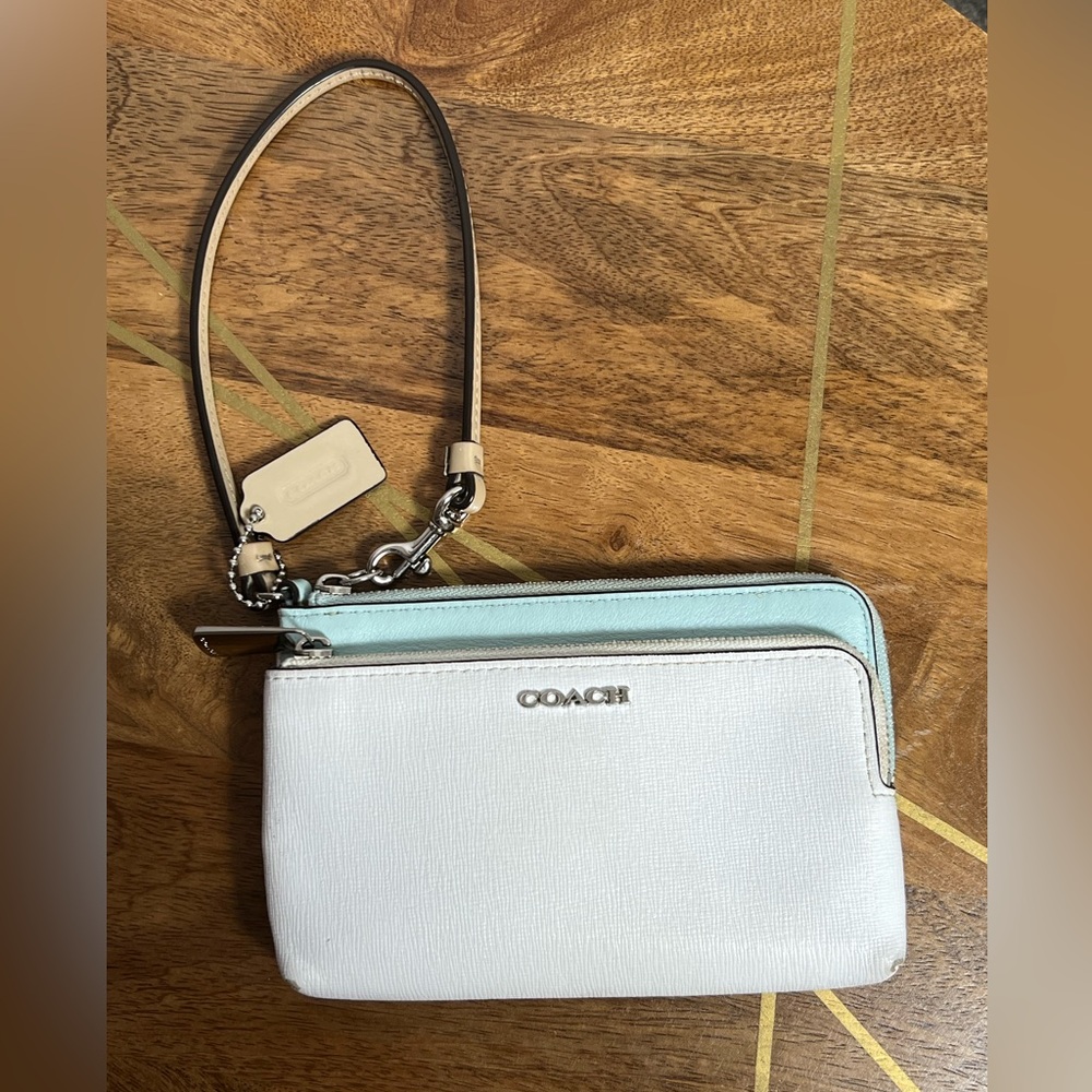 Coach Two Tone Wristlet